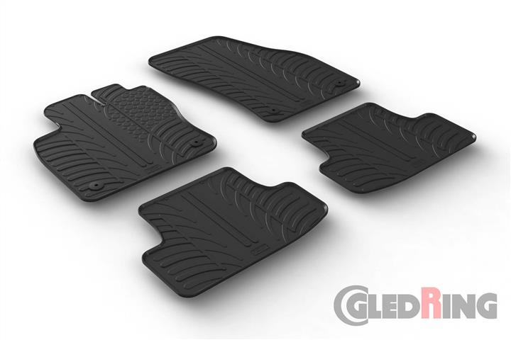 Коврики салона резиновые, комплект GledRing 0255