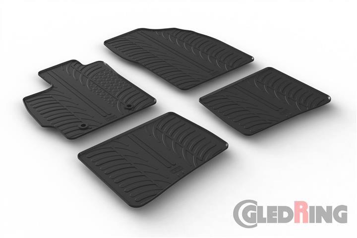Коврики салона резиновые, комплект GledRing 0270