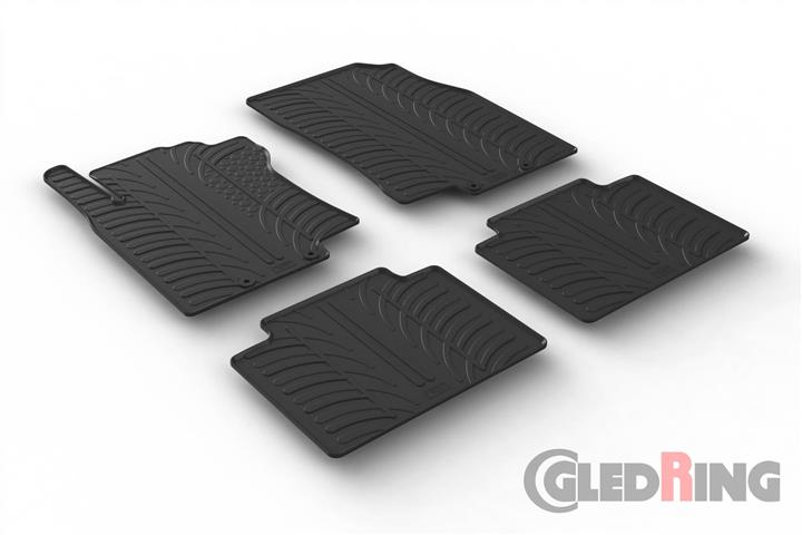 Коврики салона резиновые, комплект GledRing 0297