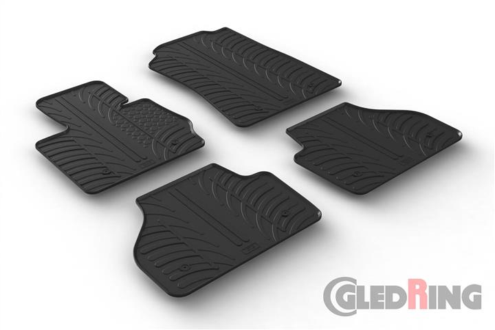 Коврики салона резиновые, комплект GledRing 0346