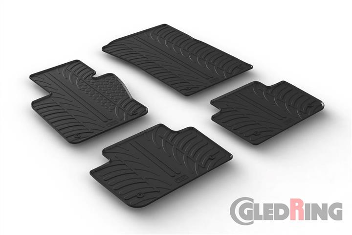 Коврики салона резиновые, комплект GledRing 0353