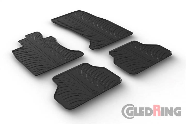 Коврики салона резиновые, комплект GledRing 0358