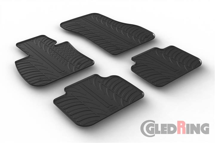 Коврики салона резиновые, комплект GledRing 0494