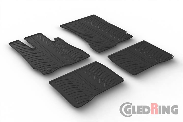 Коврики салона резиновые, комплект GledRing 0501