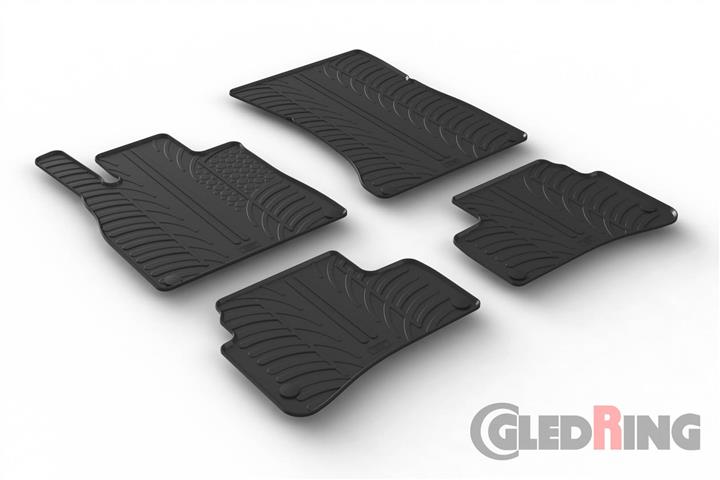 Коврики салона резиновые, комплект GledRing 0503