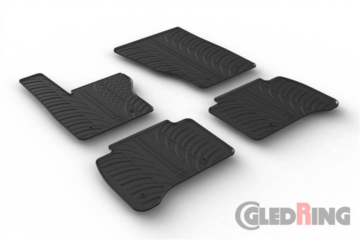 Коврики салона резиновые, комплект GledRing 0522