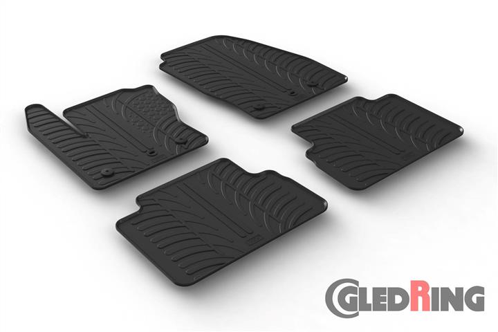 Коврики салона резиновые, комплект GledRing 0554