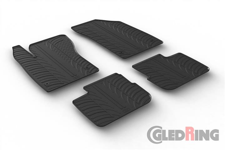 Коврики салона резиновые, комплект GledRing 0579