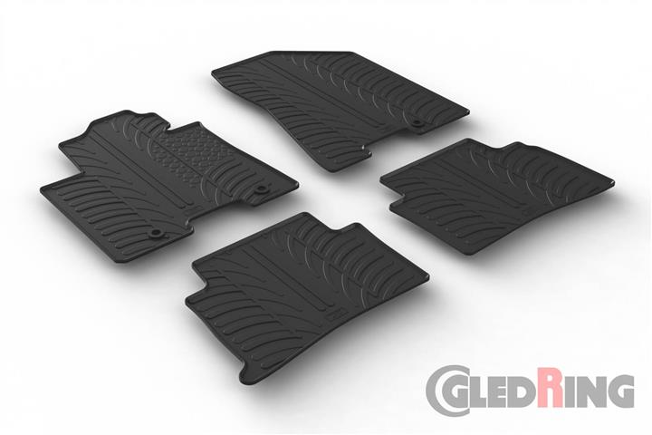 Коврики салона резиновые, комплект GledRing 0597