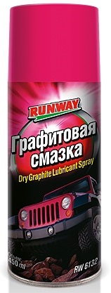Смазка-спрей графитная RUNWAY, 0,45Л