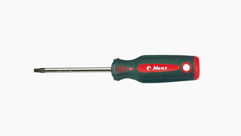 Отвертка TORX Tamper, размер: T10H, длина: 100 мм, длина 2: 198 мм. HANS 0450TH10X100