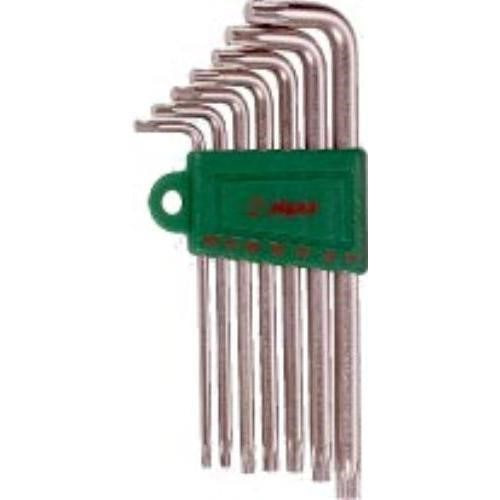 Набор ключей TORX Tamper, тип: "L" T10H, T15H, T20H, T25H, T27H, T30H, T40H, 7 шт HANS 167547TH