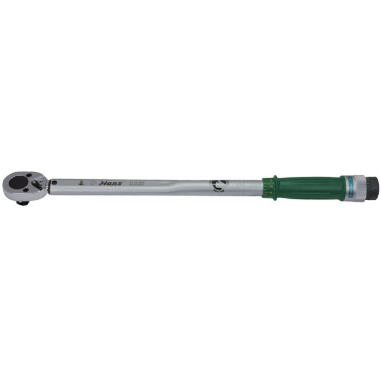 Ключ динамометрический/трещотка 1/2", диапазон моментов: 70-350 нм, длина: 65 см, квадрат HANS 4171GN