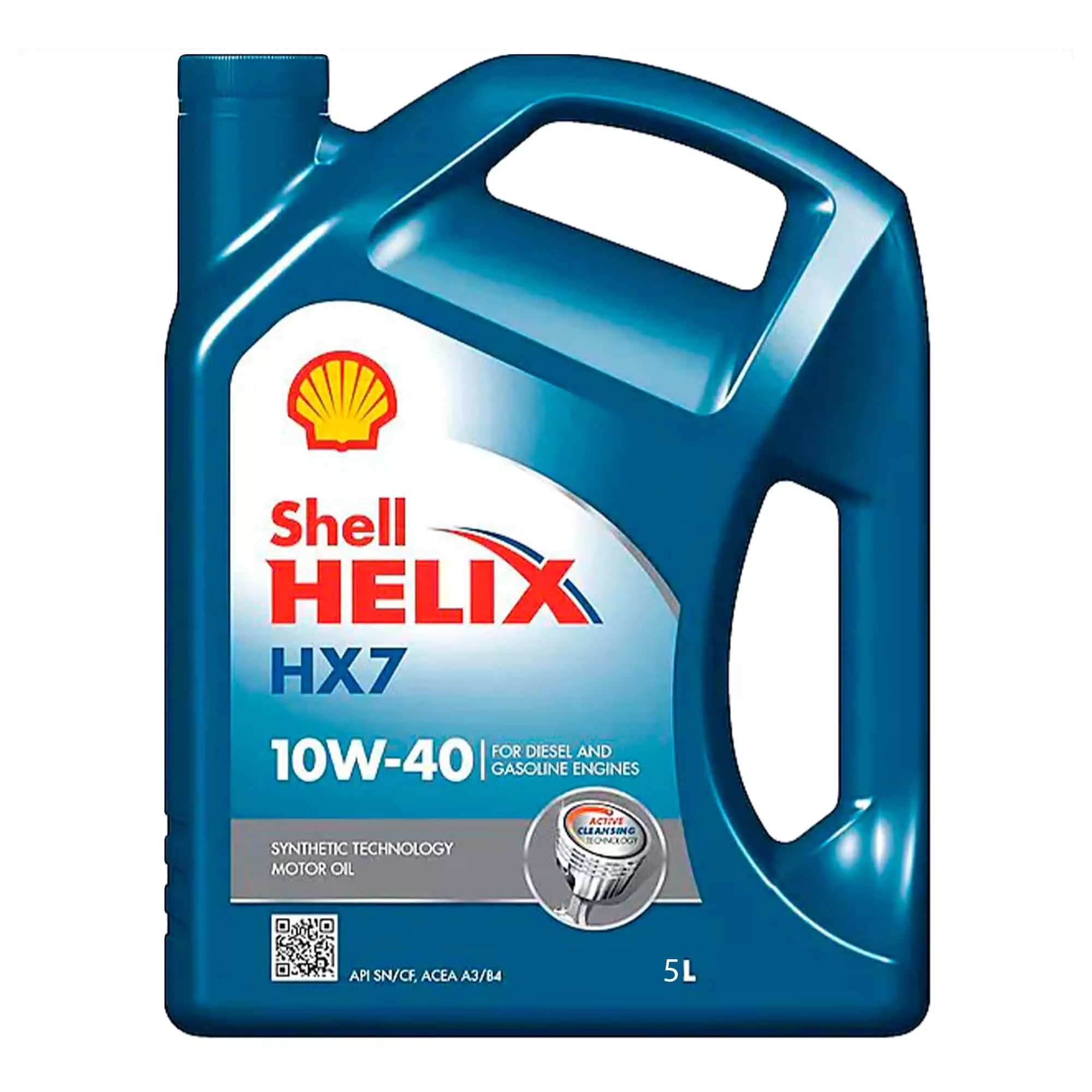 Масло моторное Shell Helix HX7 10W-40 (SN/CF A3/B4) 5л