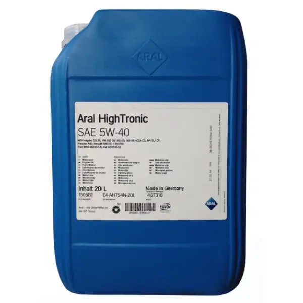 Масло моторное Aral HighTronic 5W-40 20л