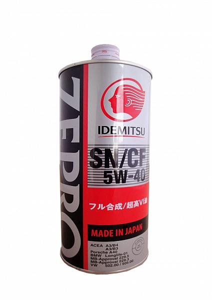Масло моторное IDEMITSU Zepro Euro Spec 5W-40 1л