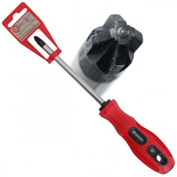 Крестовая отвертка, PZ1×125 мм, Cr-V INTERTOOL VT-3157