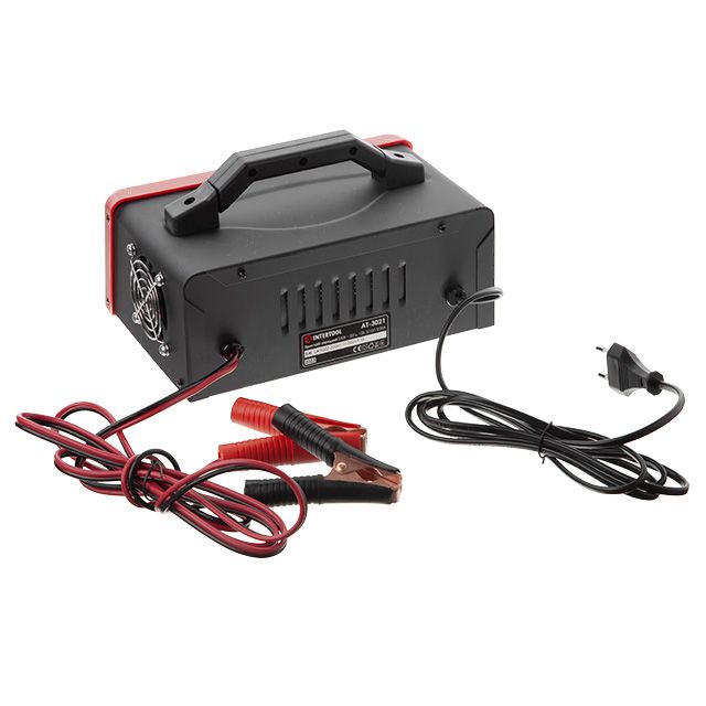 Зарядное устройство 12 V, 5-10-15-20 А, 230 V, INTERTOOL AT 3021