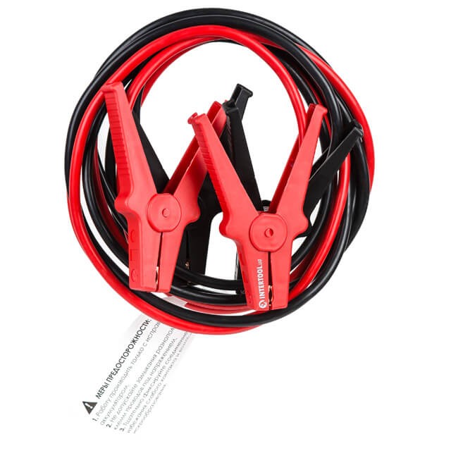 Пусковые провода 300А, 3 м, до -40°C, чехол INTERTOOL AT-3042