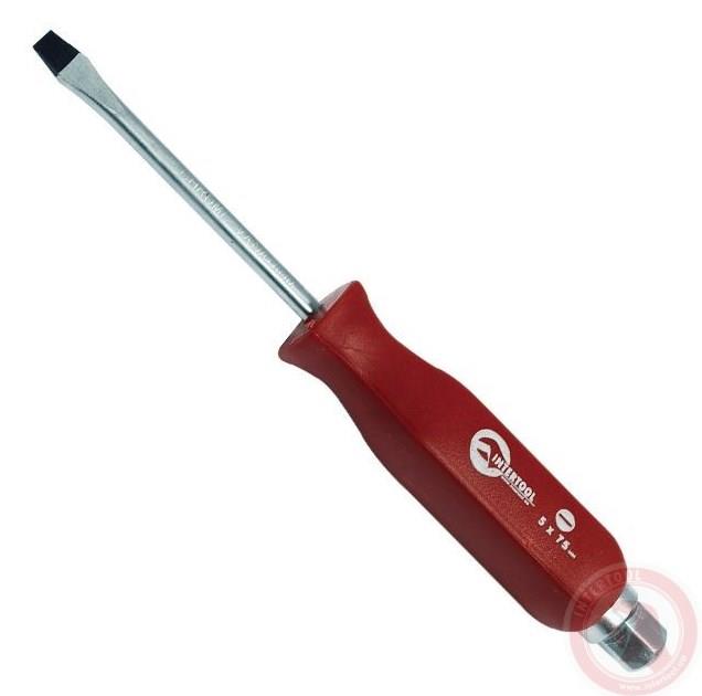 Отвертка ударная SL6*100мм, CrV Intertool HT-0482