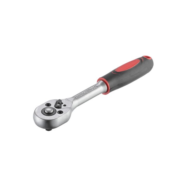 Ключ тріскачка на 24 зуба 1/4''. CrV INTERTOOL HT-2104