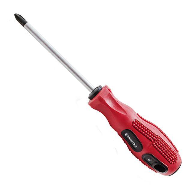 Отвертка крестовая PH2*75 мм INTERTOOL VT-3152