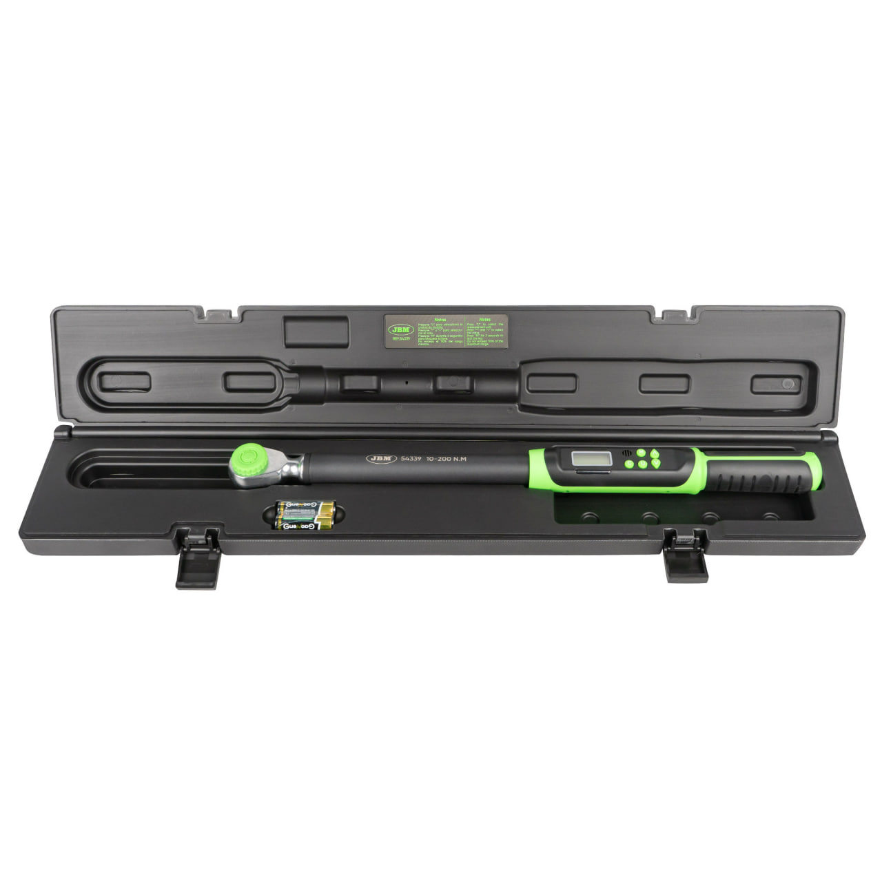 Ключ динамометрический 1/2 10-200Nm 530 mm (цифровой)" JBM 54339