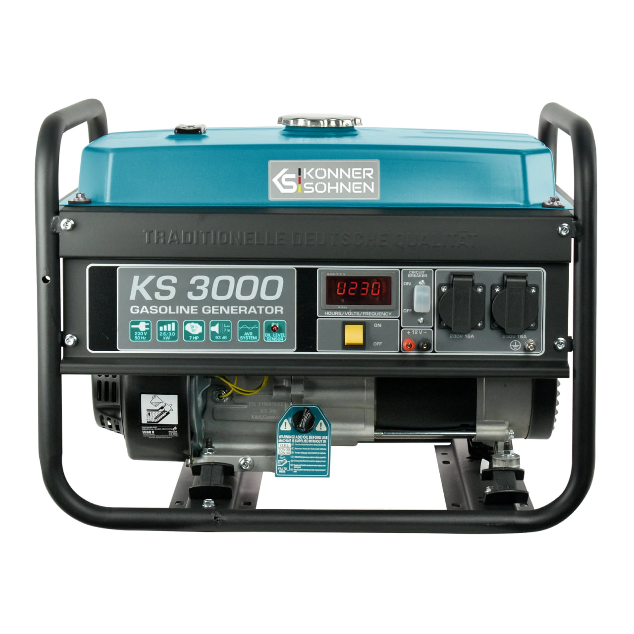 Генератор бензиновый K&S KS3000 3kW DXKS3000