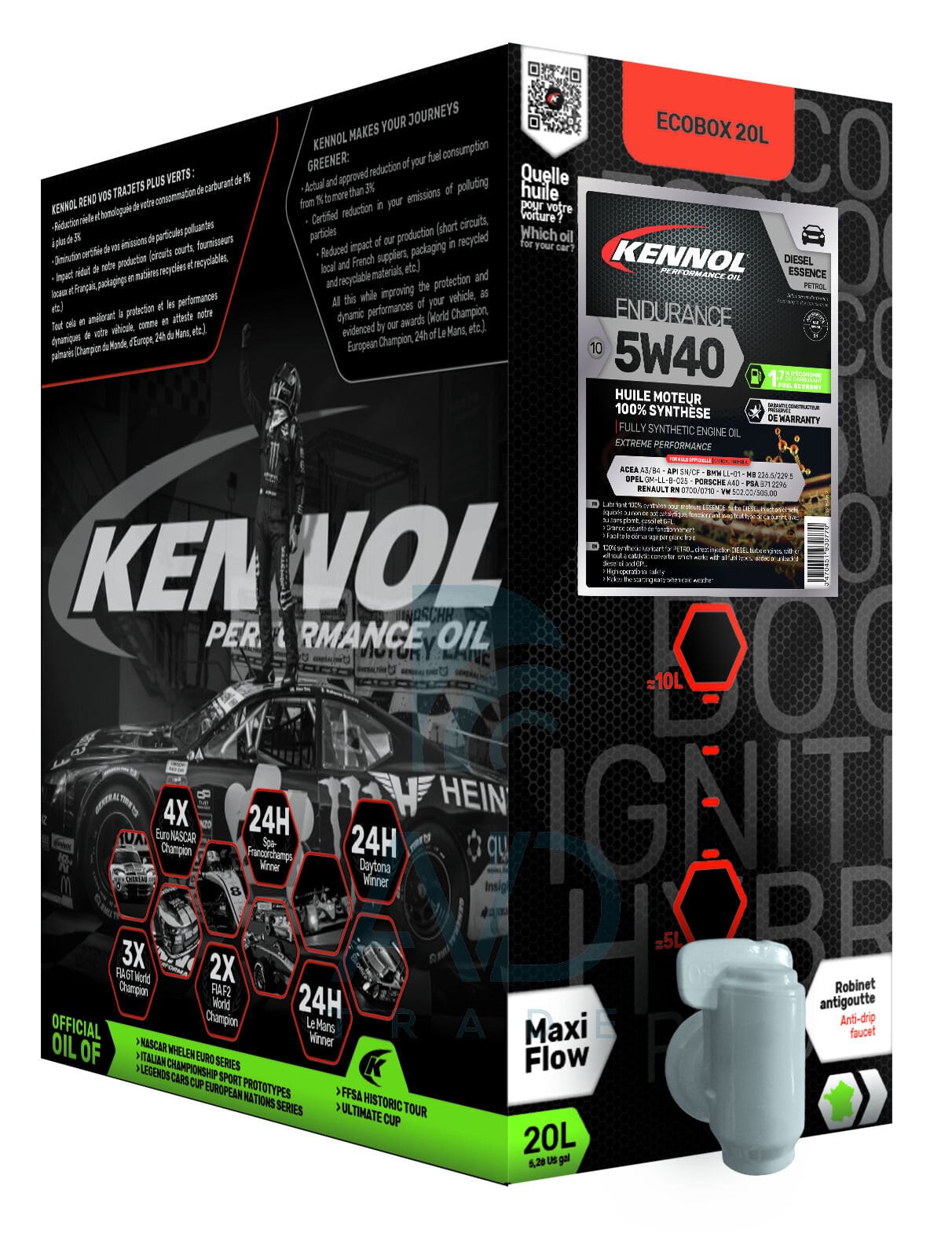 Масло моторне KENNOL ENDURANCE 5W40 (20л EcoBox)