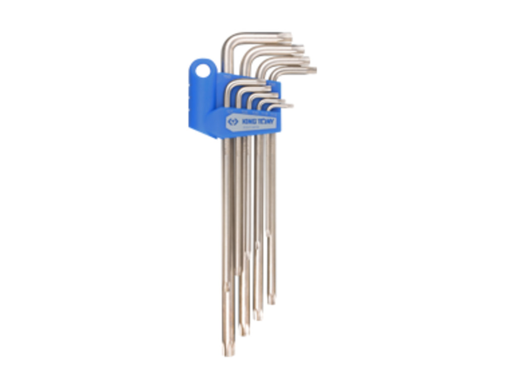 Набір ключів Torx 9 од. Г-подібних екстрадових Т10-Т50 KING TONY 20319PR
