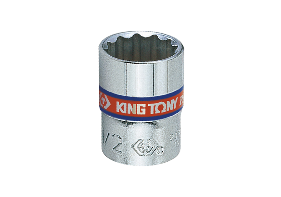 Головка торцевая дюймовая 1/4" 9/32" 12-гранная CHROME KING TONY 233009S
