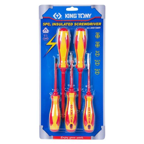 Набор отверток, диэлектрические, 5 предметов King tony 30615MR