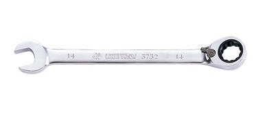 Ключ комбинированный KING TONY 373208M 8 мм, 140 мм, с трещеткой