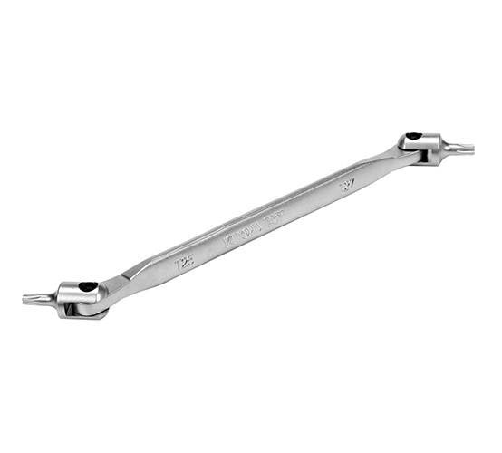 Ключ TORX 2-сторонний на шарнирах: Т25 х Т27, L=216 мм, Cr-V (DW) YATO YT-05312