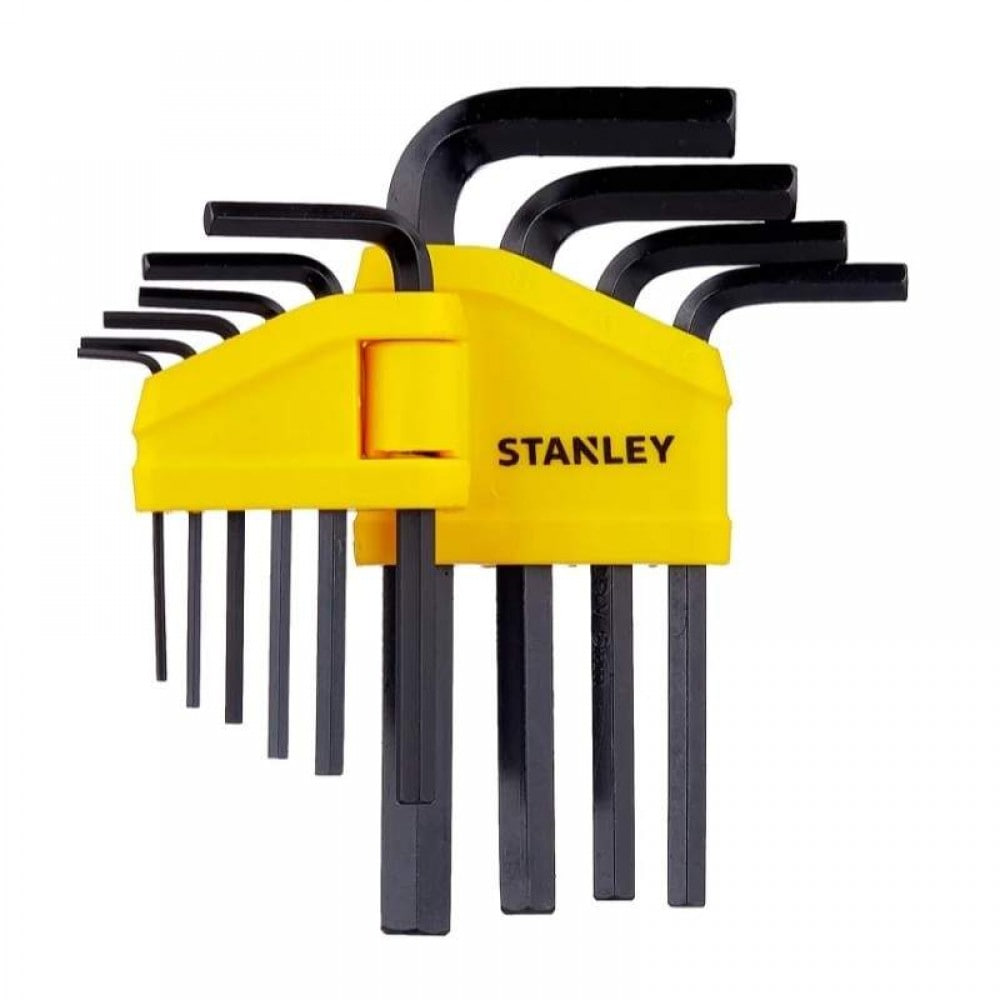 Ключи шестигранные L-образные: M1,5-10 мм. Набор 10 шт. STANLEY 0-69-253