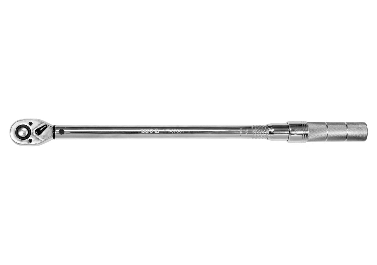 Ключ динамометрический: квадрат 1/2", F=65-335 Нм, L=518-540 мм YATO YT-07601