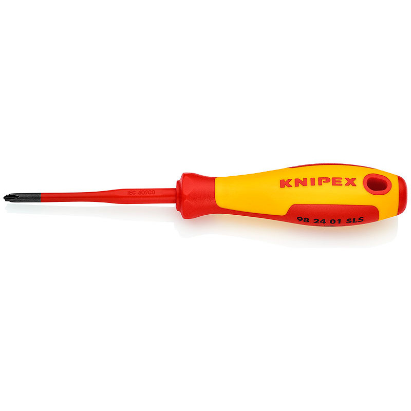 Отвертка для винтов с крестовым шлицем Phillips KNIPEX 98 24 01 SLS