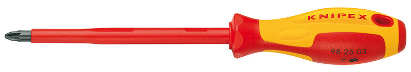Отвертка для винтов с крестовым шлицем Pozidriv KNIPEX 98 25 02