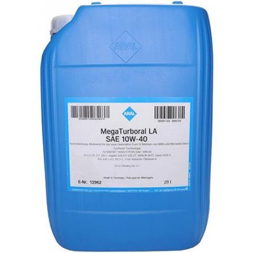 Масло моторное Aral MegaTurboral LA 10W-40 20л