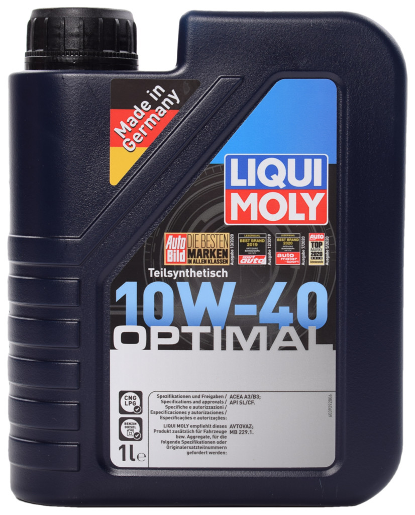 Масло моторное LIQUI MOLY SAE 10W-40 OPTIMAL 1л
