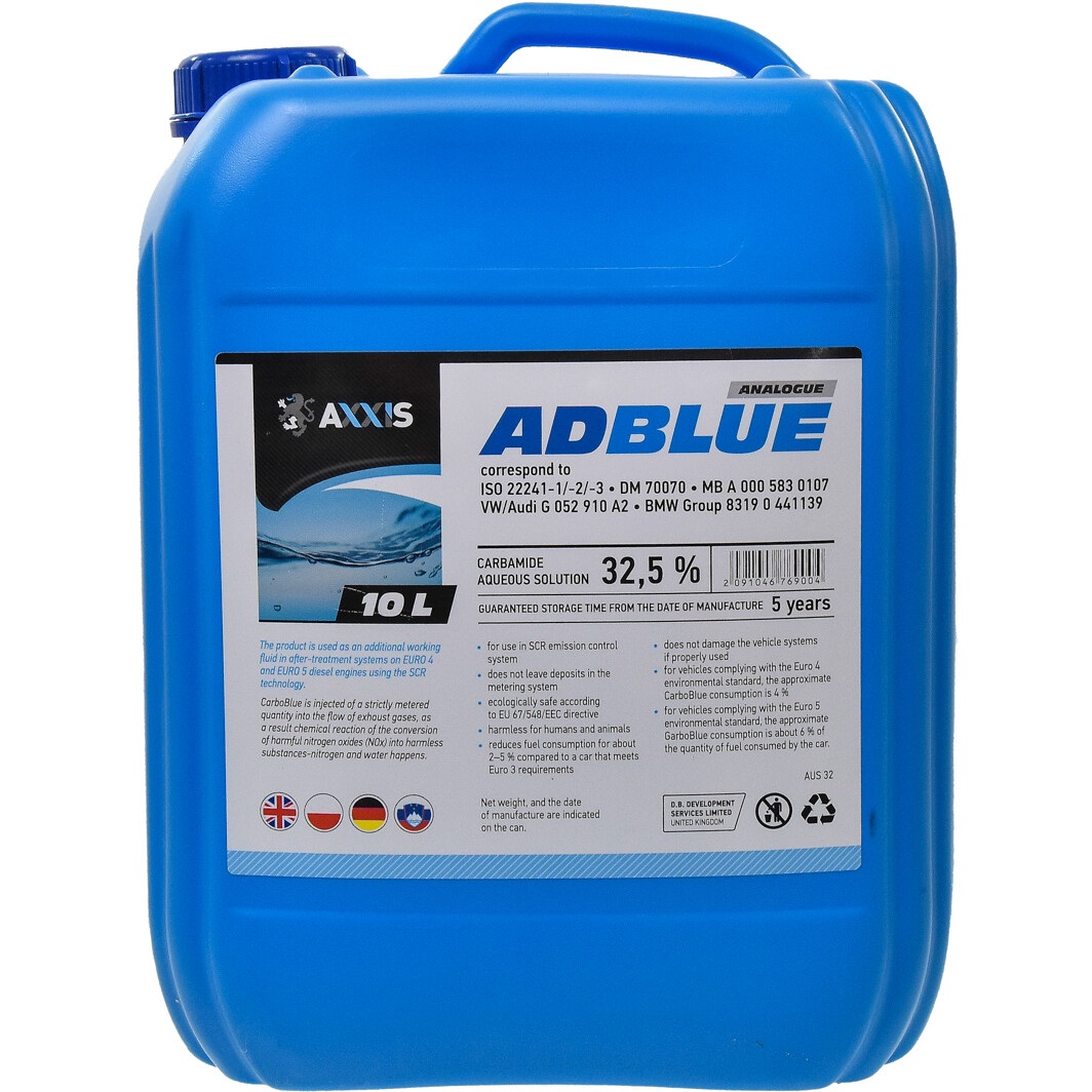 Жидкость AXXIS AdBlue, 10Л