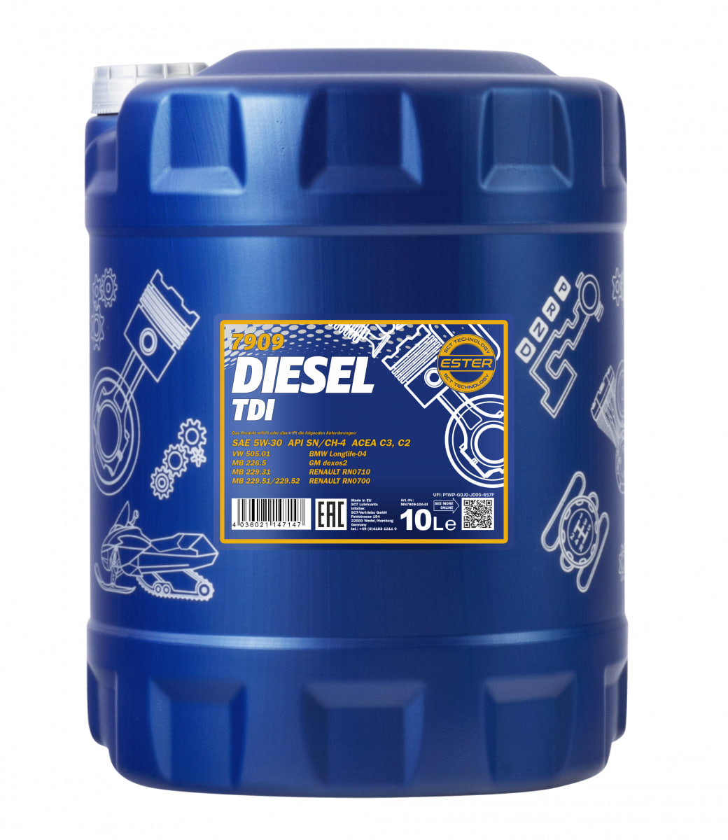 Масло моторное MANNOL Diesel TDI 5W-30 10л