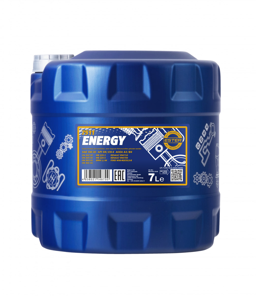 Масло моторное MANNOL Energy 5W-30 7л