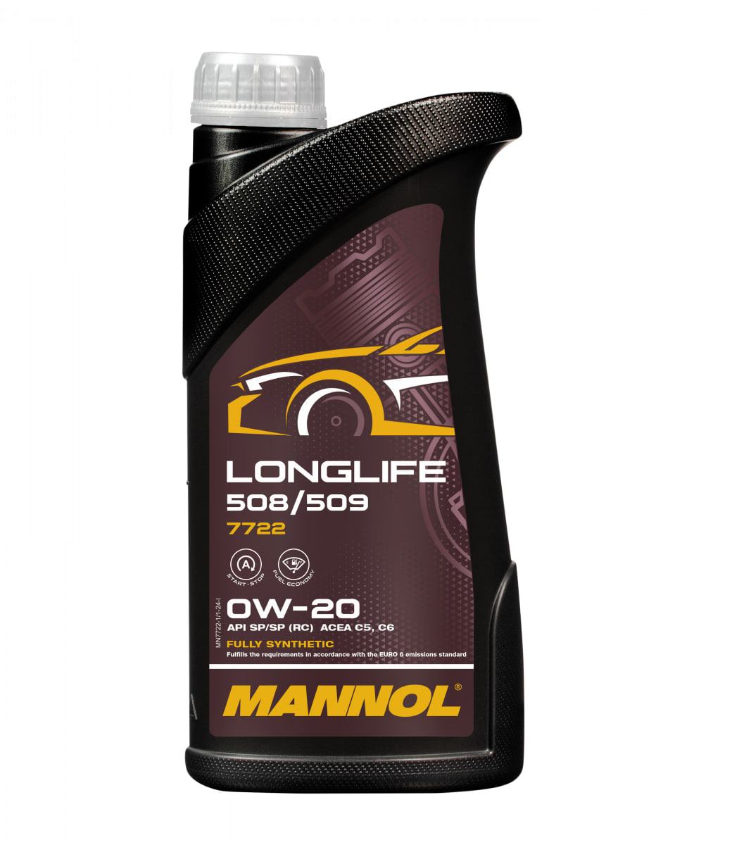 Масло моторное MANNOL Longlife 508/509 0W-20 1л