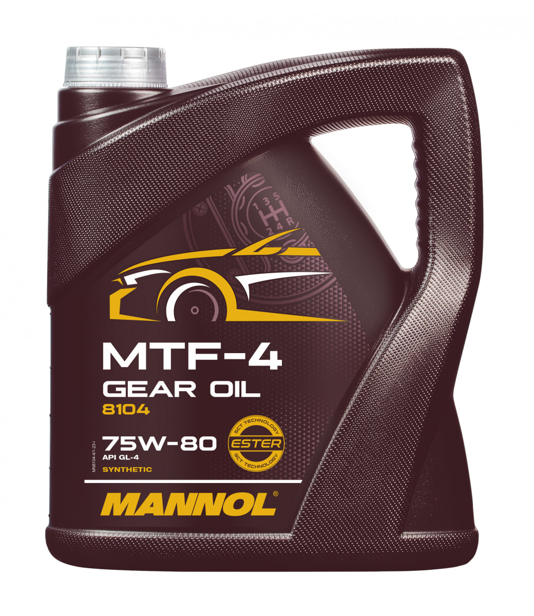 Мастило трансмісійне MANNOL MTF-4 Gear oil 75W-80 GL-4 4л