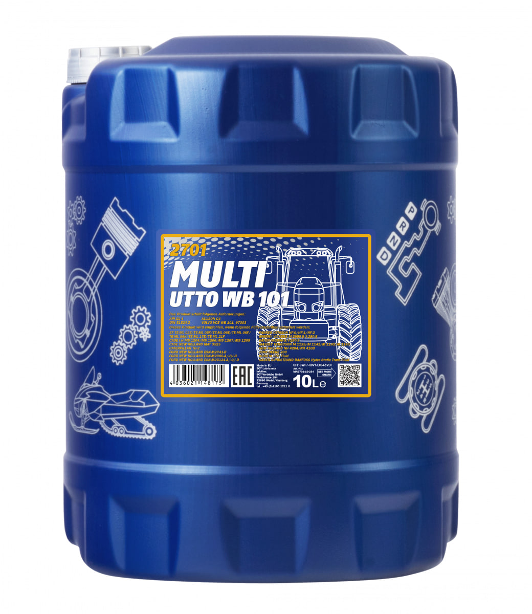 Моторна олива MANNOL Multi UTTO WB 101 10л
