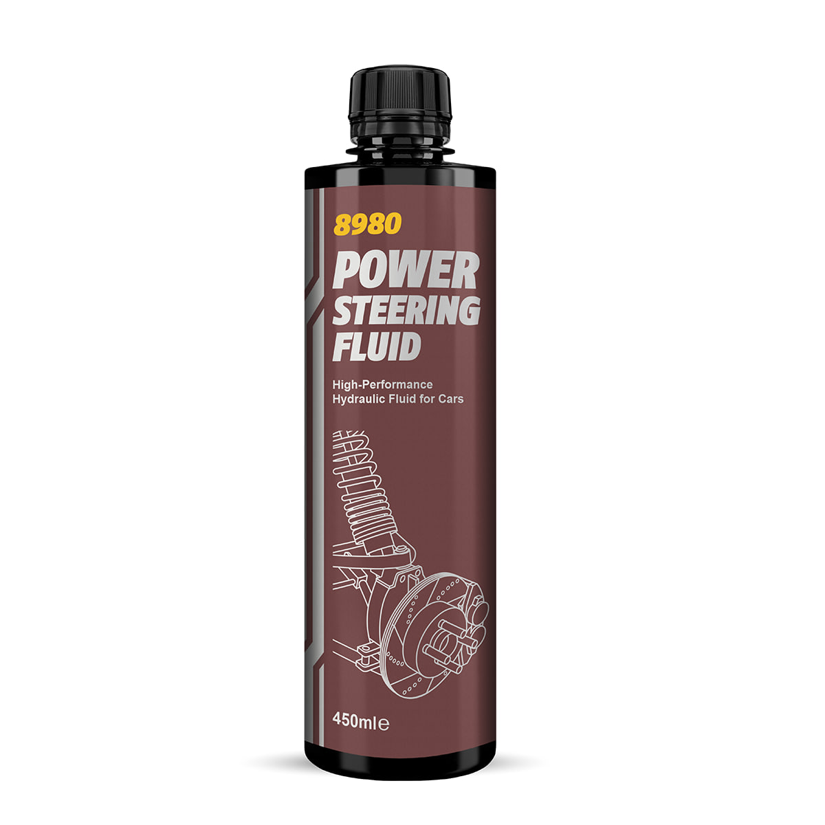 Масло гидравлическое MANNOL Power Steering Fluid 450мл
