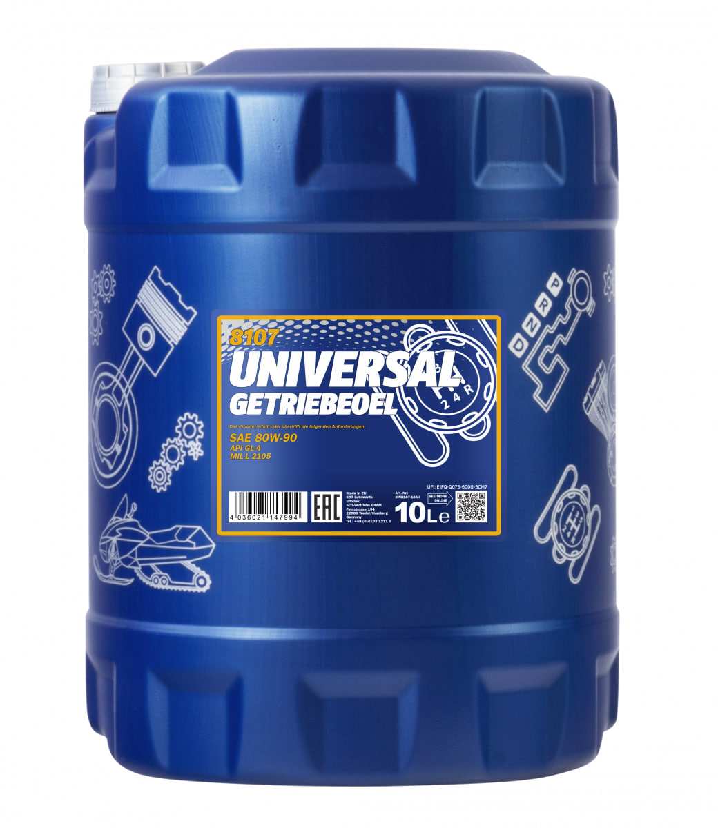 Масло трансмиссионное MANNOL Universal 80W-90 GL-4 10л