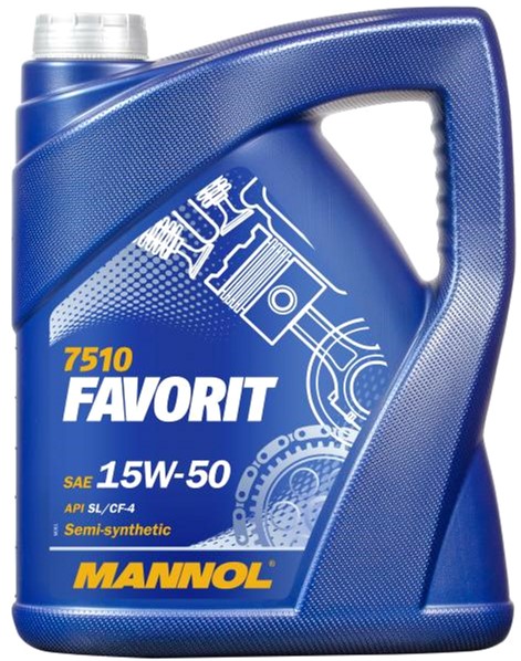 Моторна олива MANNOL Favorit 15W-50 4 л