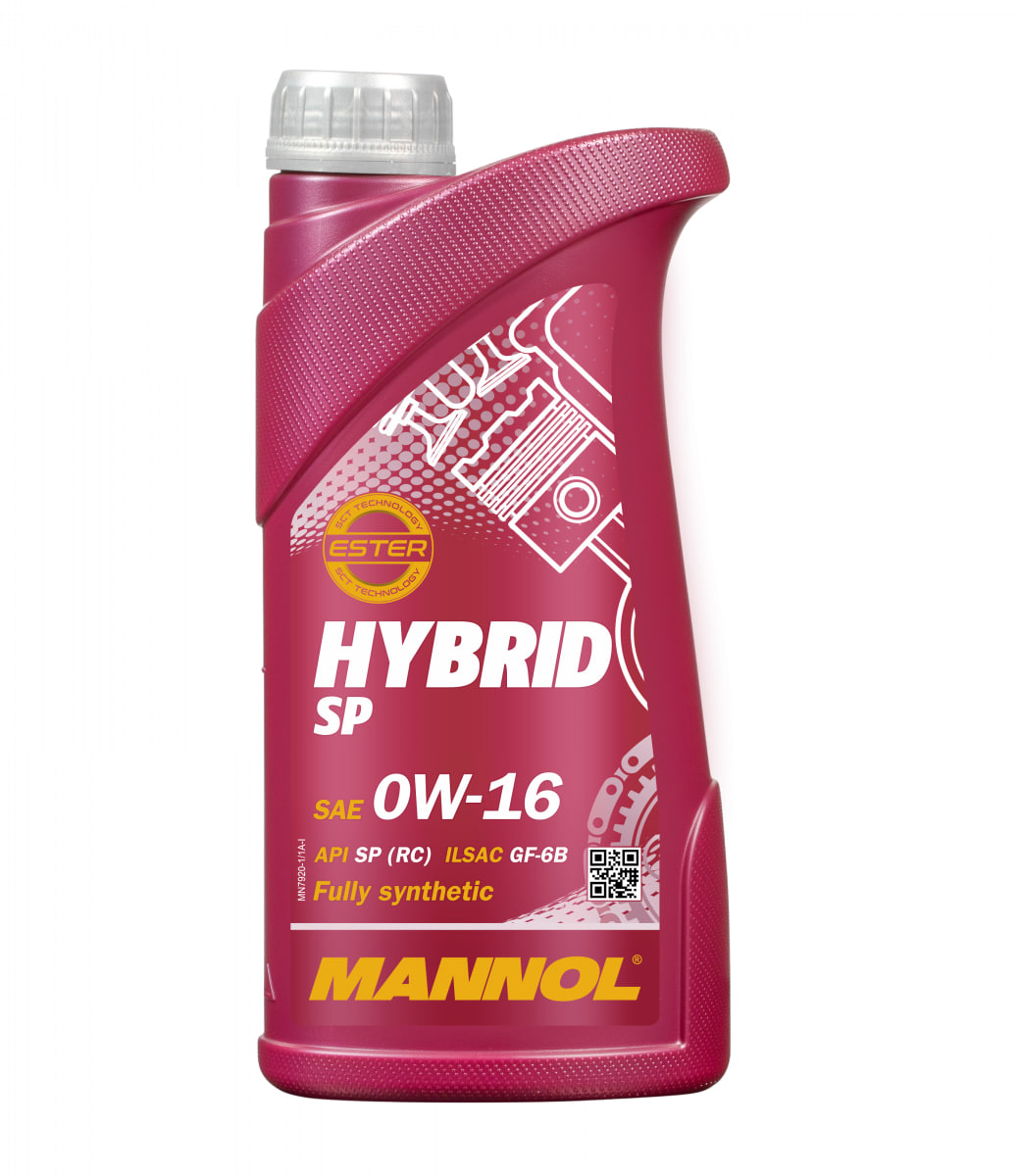 Масло моторное MANNOL Hybrid SP 0W-16 1л